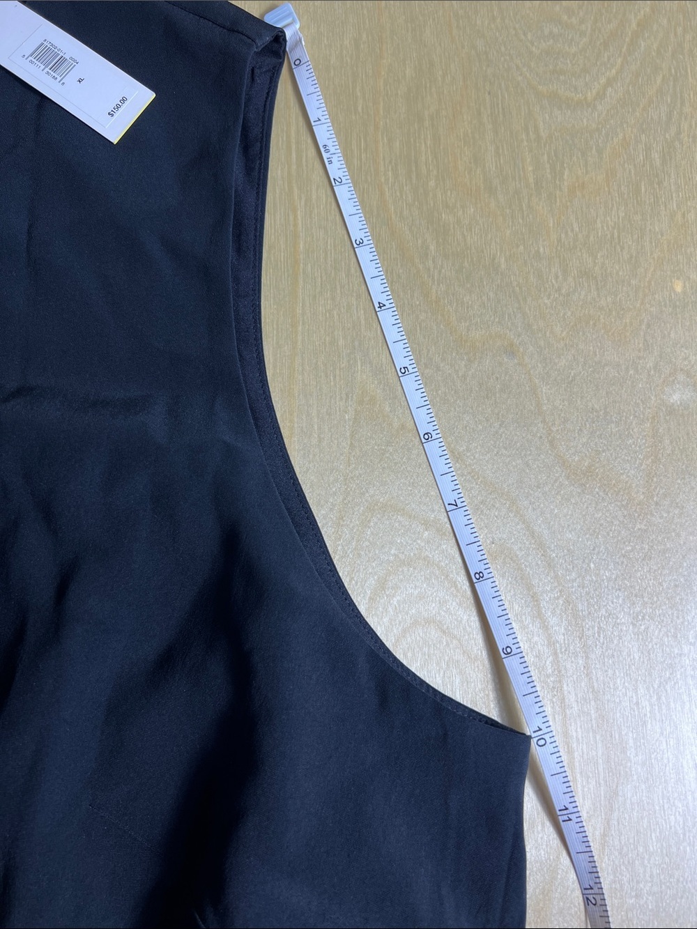 Banana Republic Black Sleeveless Fit-and-Flare Dress size XL - Picture 11 of 11